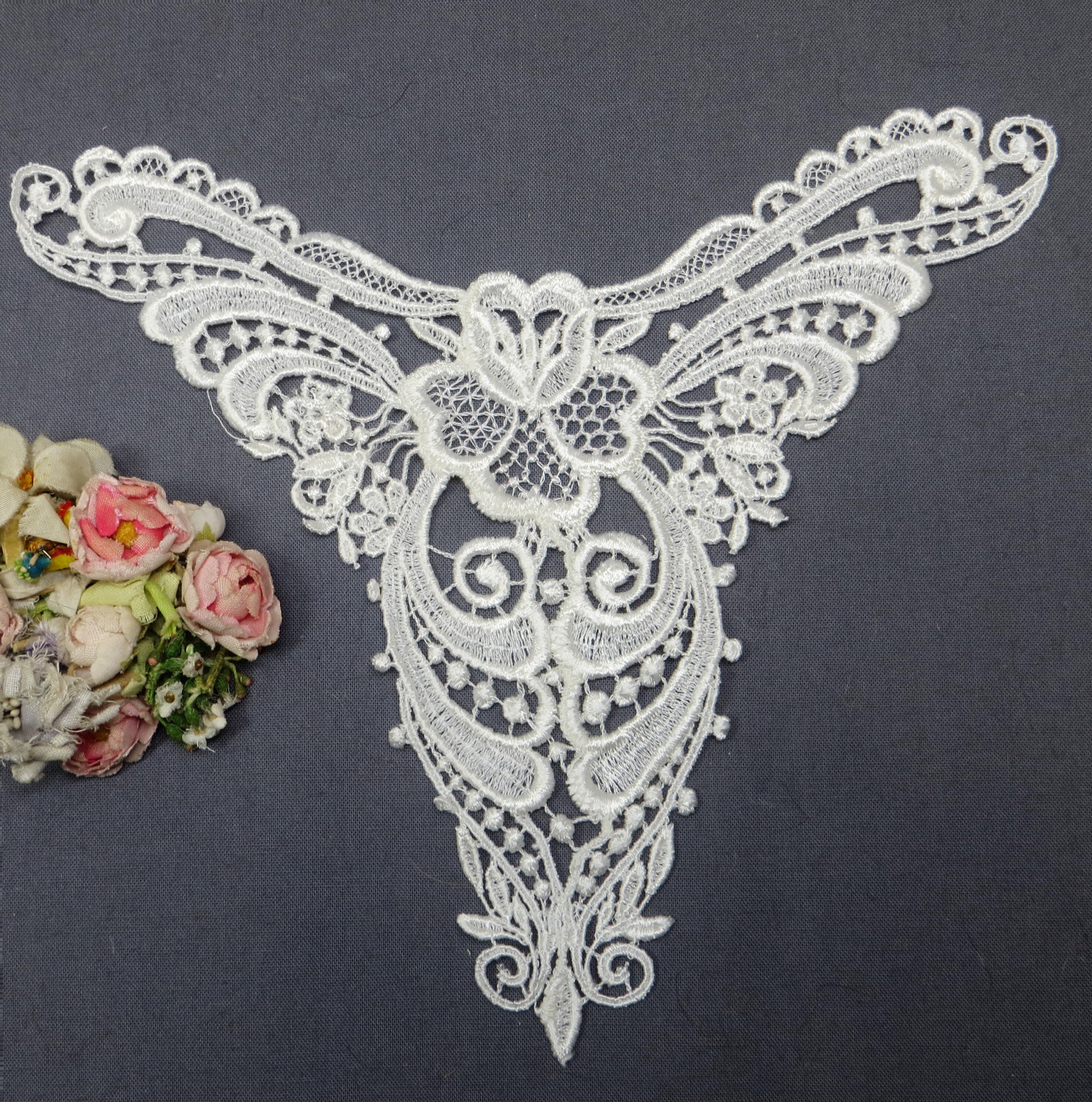 chinese dress ladies The Katherine Dress in White Chantilly Lace 0 / White Chantilly Lace