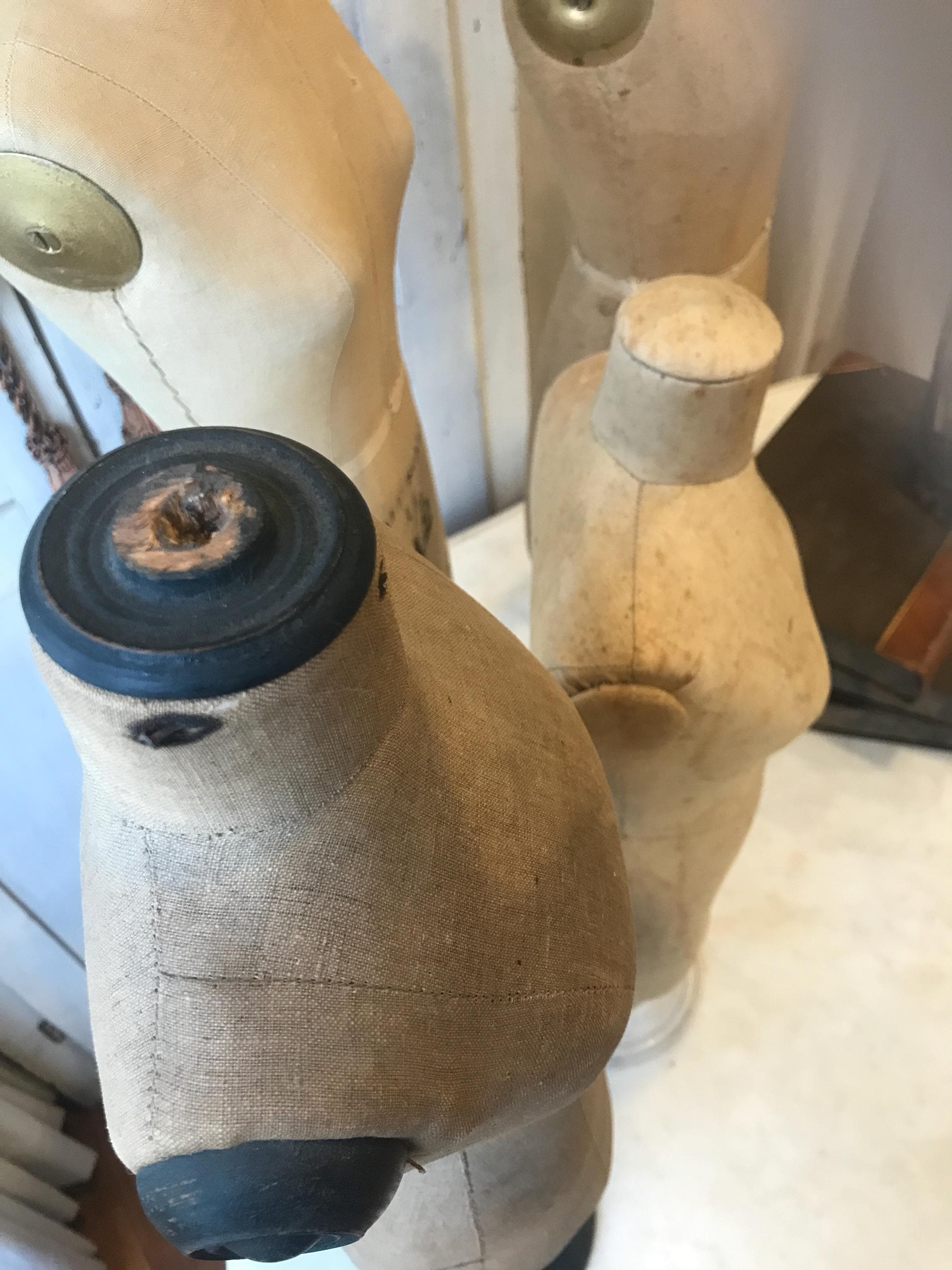 Antique Half Scale Dress Form: Mannequin Salesman Sample, You Pick