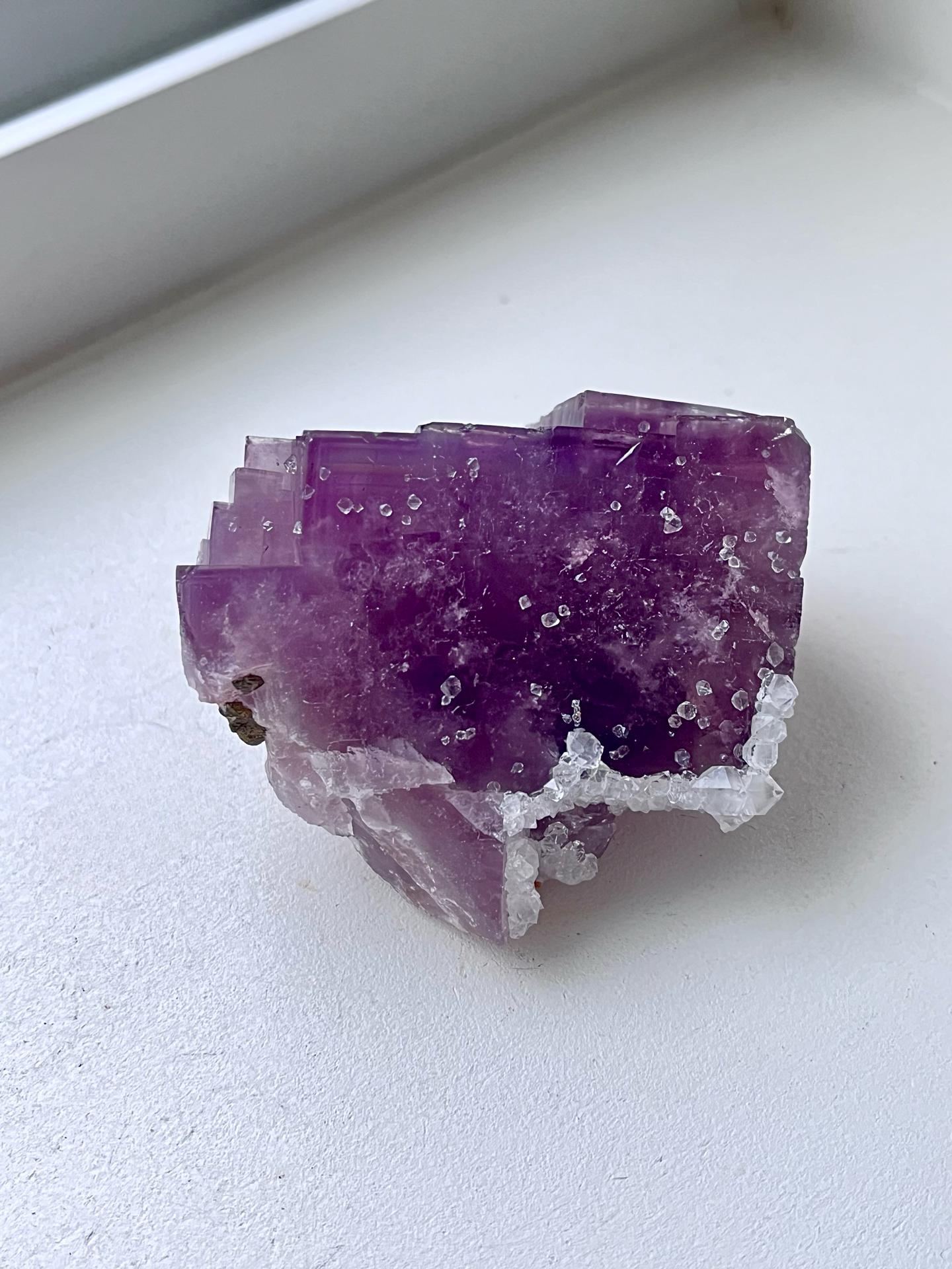 蛍石、石英、黄銅鉱 - Etsy 日本