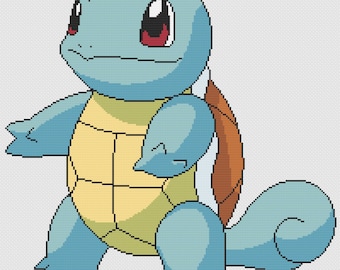 Squirtle Cross Stitch Pattern
