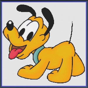 Baby Pluto Kreuzstichmuster