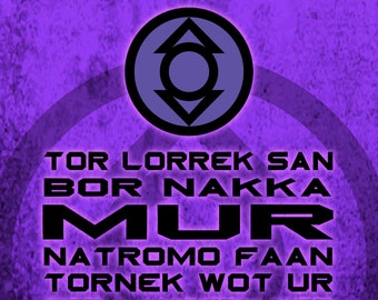 Indigo Lantern Corps Oath - A4