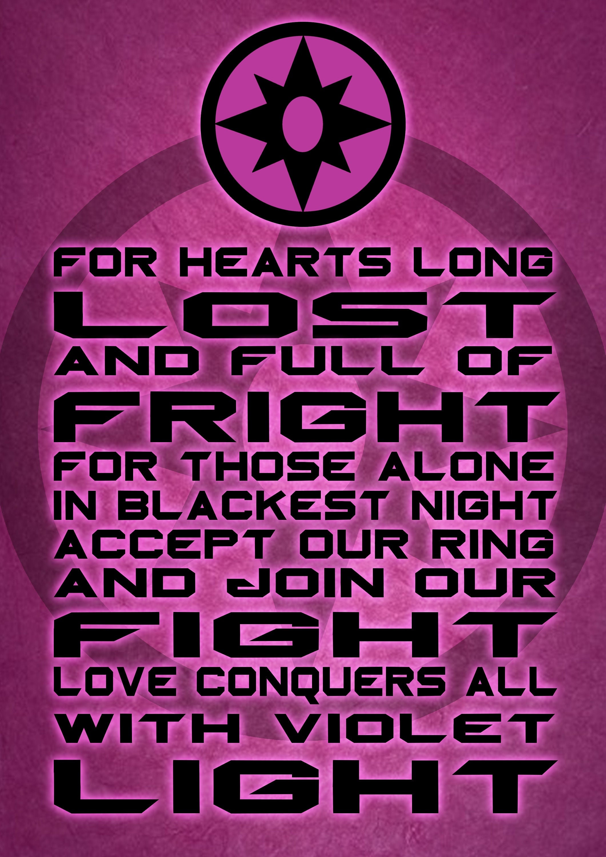 Violet Lantern Corps Oath