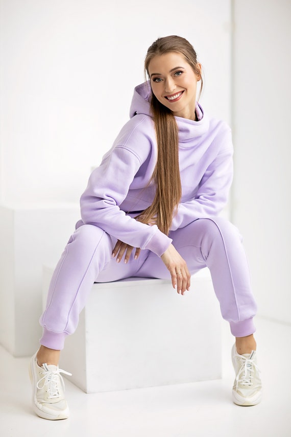 Womens Loungewear lounge Set Womens Hoodie and Sweatpants Track Set Jogger  Set Gender Neutral Mommy and Me Set 