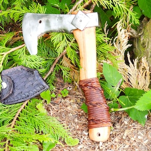 Axe 400g with leather protection 4, throwing axe, Viking Viking