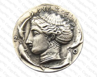 G56 Ancient Greek Silver A Sort After Ancient COPY coin