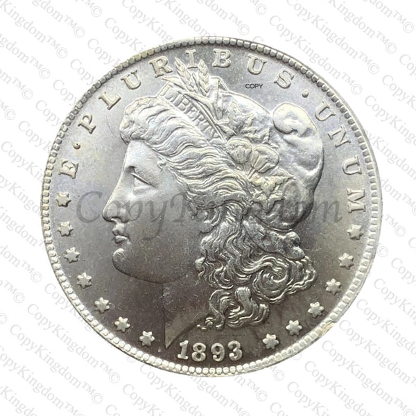 1893 P Morgan Silver Dollar Commemorative COPY coin