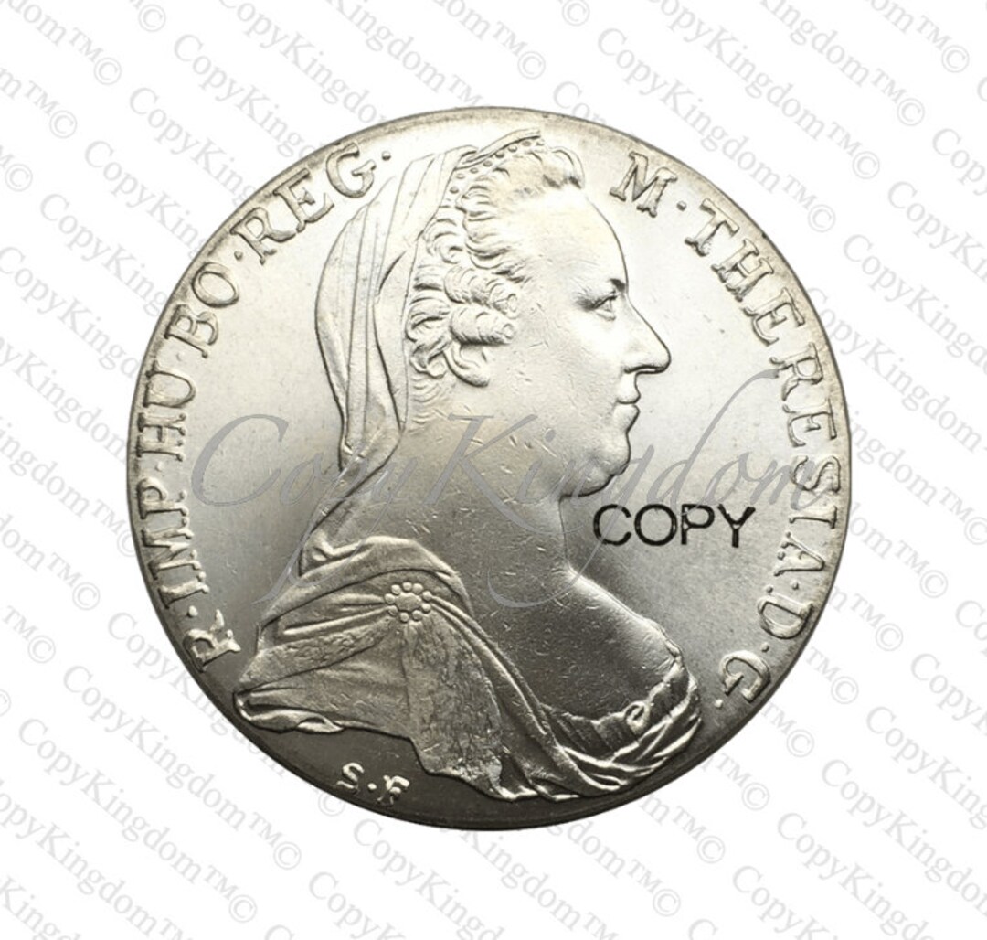 1780 SF 1 Thaler Maria Theresa Austrian COPY Coin - Etsy