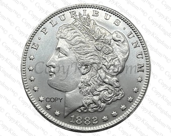 1882 O Morgan Silver Dollar A Sought After Restrike Reproduction Coin