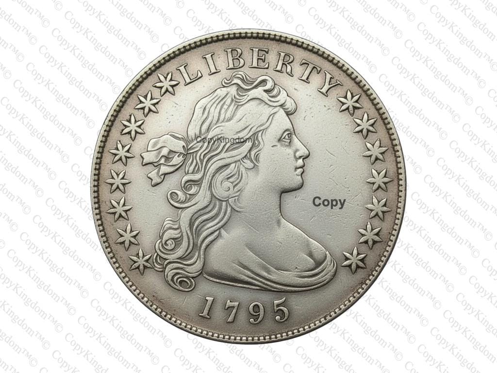 1795 Draped Bust One Dollar Reproduction Coin - Etsy