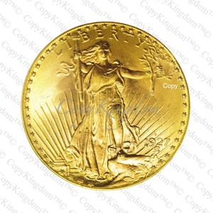 1927 D Saint Gaudens Twenty Dollar Gold Double Eagle Rare Key Date COPY coin