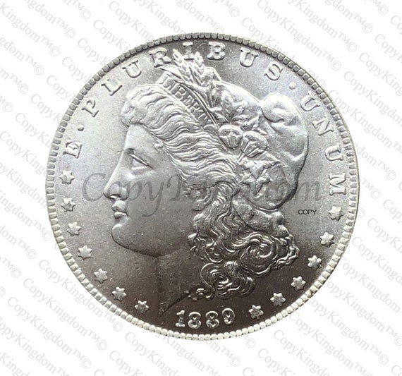 1889 S Morgan Silver Dollar Reproduction Coin - Etsy