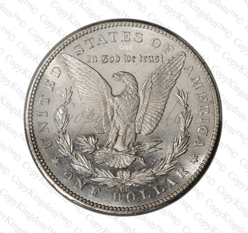 1889 CC Morgan Silver Dollar A Sought After Restrike Reproduction Coin image 2