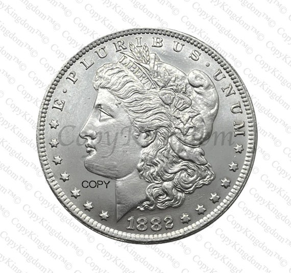 1882 S Morgan Silver Dollar Reproduction Coin - Etsy 1882 S Morgan Silver Dollar Reproduction Coin - Etsy