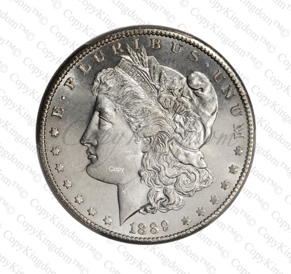 1889 CC Morgan Silver Dollar A Sought After Restrike Reproduction Coin