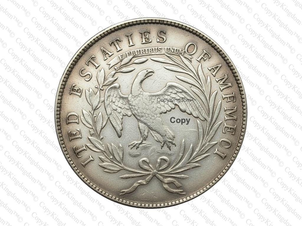 1795 Draped Bust One Dollar Reproduction Coin - Etsy