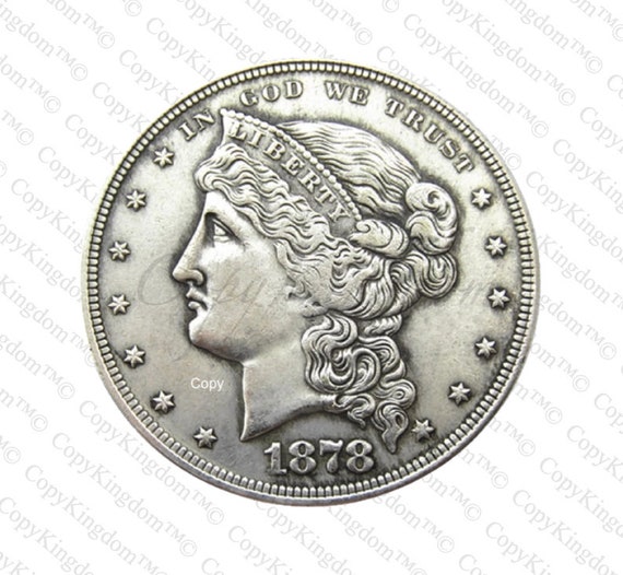 1878 Liberty Head Silver Dollar 1ドル銀貨 Pattern 1878 Barber Liberty Head Dollar Type 1 Silver Plated