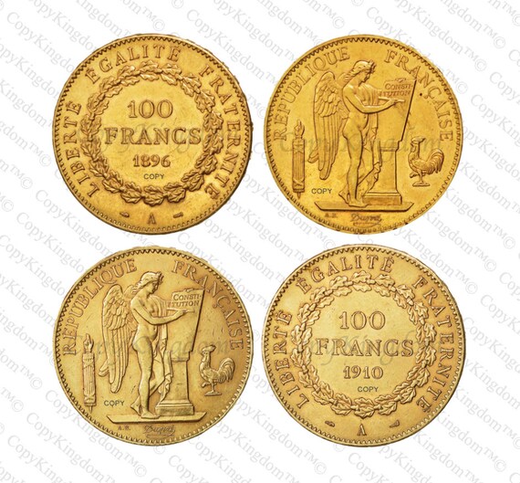 1878 to 1906 100 Francs France Angel Gold A Sought After Restrike
