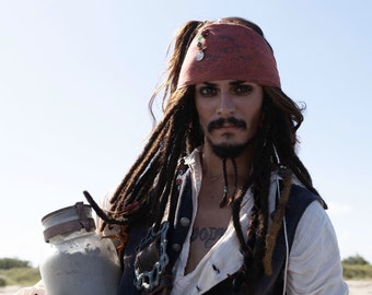 Jack Sparrow wig Pirates of the caribbean: dead man's chest (Blank Only) please read description!