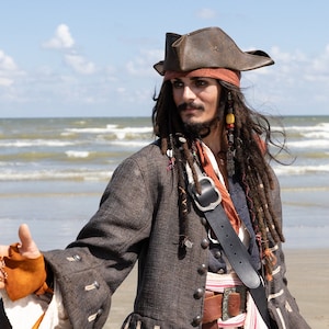 Jack Sparrow Wig Pirates of the Caribbean: Curse of the Black Pearl Screen Accurate (No Wool) See Description!