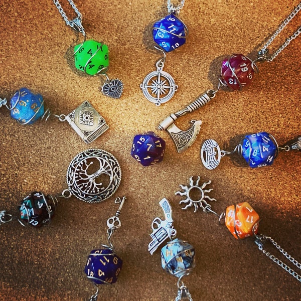 Roll 4 Relaxation Collection: Dice Cage Necklace