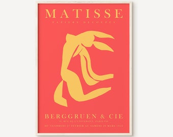 Matisse Print, Matisse Poster, Matisse Wall Art, Exhibition Poster, Museum Poster, Printable Wall Art