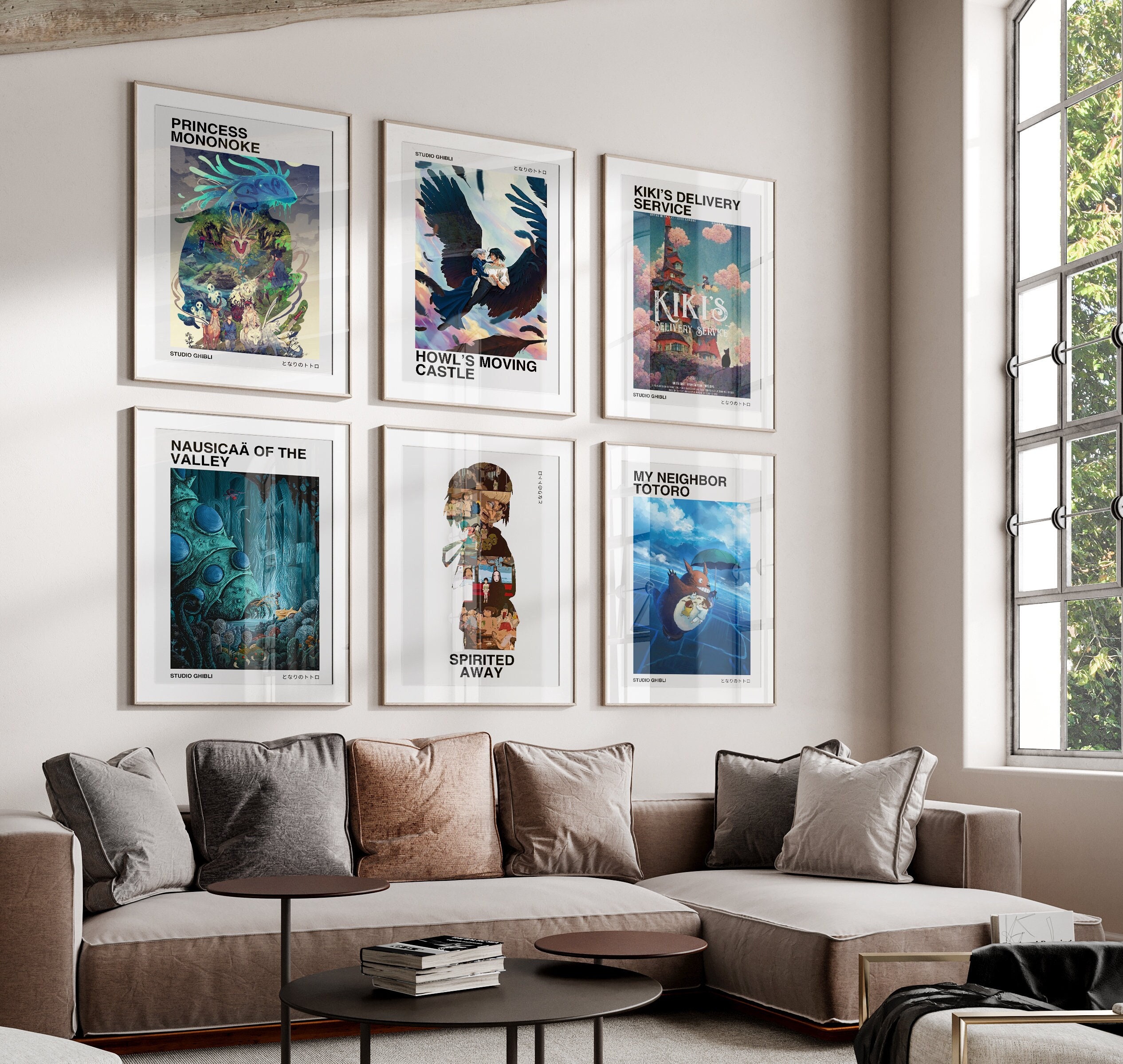 Our Studio Ghibli poster set just came in! Proudly on display in our living  room : r/ghibli