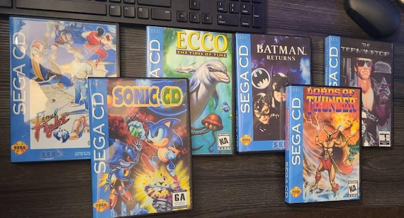 Sega CD Reproduction Game and Case