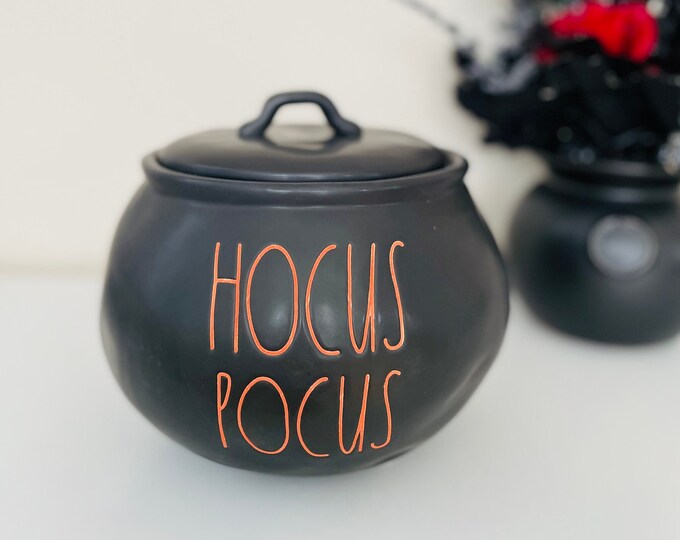 Rae Dunn HOCUS POCUS Cauldron Canister Rae Dunn Halloween Etsy