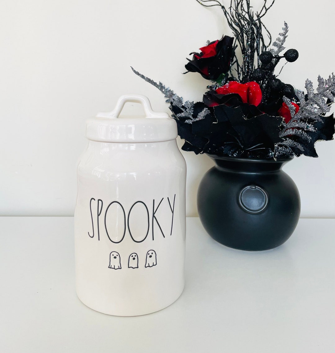 Rae Dunn spooky Halloween Canister Rae Dunn Halloween - Etsy