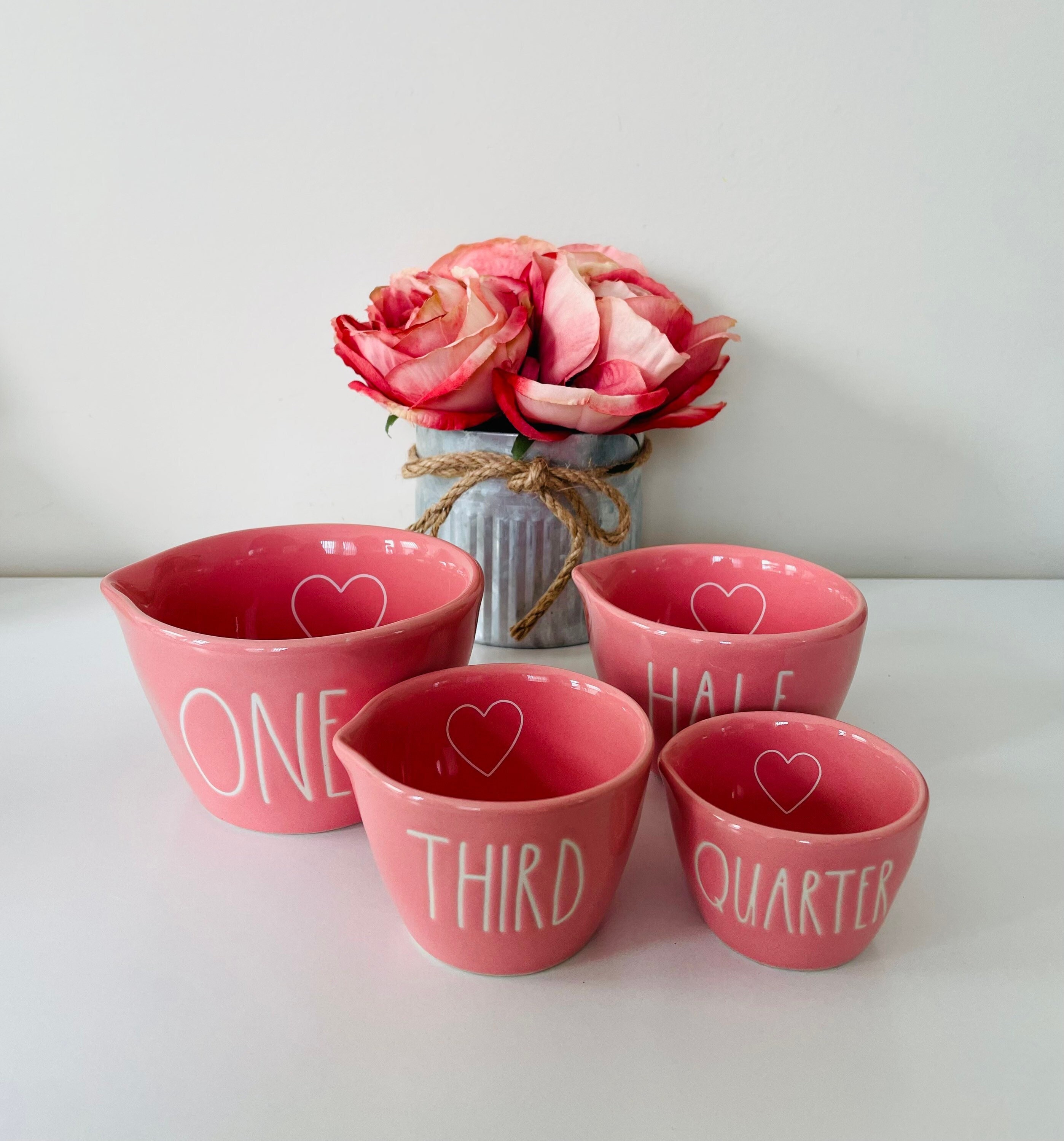 New RAE DUNN 3-Piece Mini Utensil Set I ❤️ MOM, LOVE, MOM Mother's Day Gift  Pink