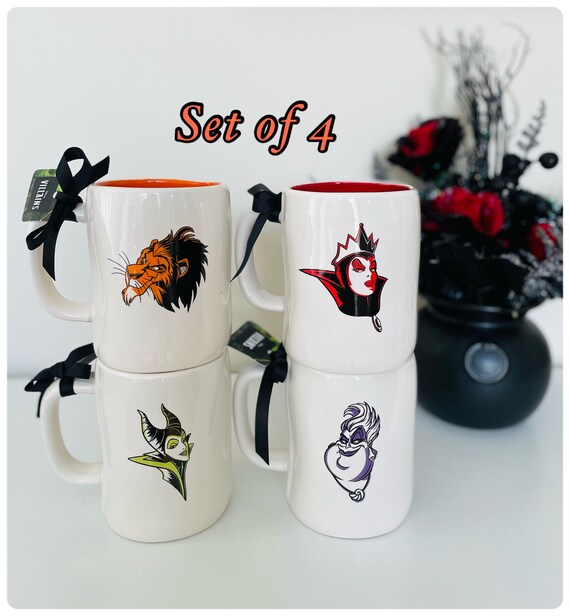 Rae Dunn Disney 4 Villain mugs munimoro.gob.pe