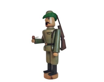 ヴィンテージ シュタインバッハ くるみ割り人形：木製そり、スキー