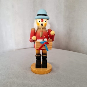 Vintage Erzgebirge Incense smoker man German Christmas hand painted decoration #93