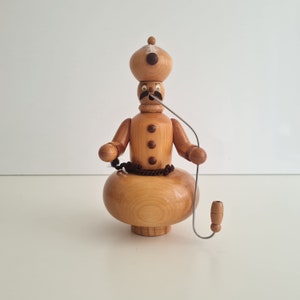 Vintage retro Erzgebirge Incense smoker German hand painted decoration