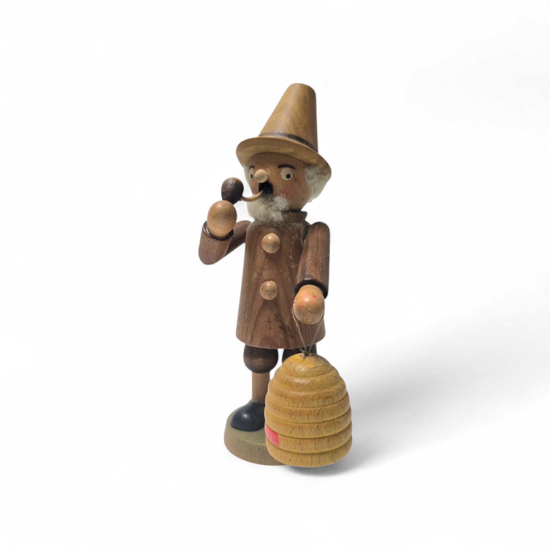 Affumicatore A Forma Di Cacciatore In Legno - Dekohelden24 - 24 Cm, Per Coni Di Incenso, Decorazione Natalizia - 2