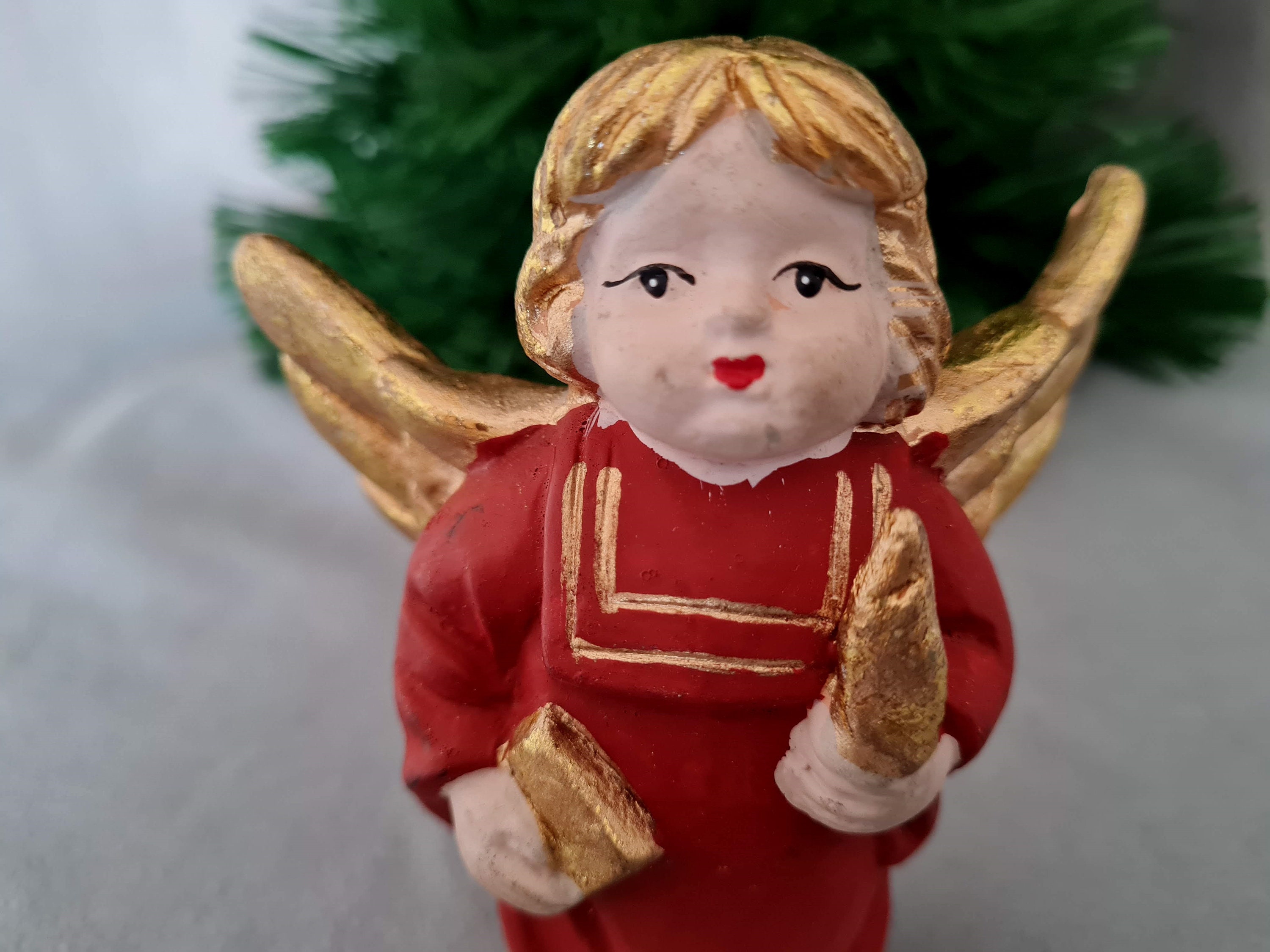 Vintage Ceramic Angel Christmas Decoration 71 Etsy UK