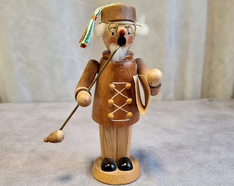 Vintage retro Erzgebirge Incense smoker German Christmas hand painted decoration