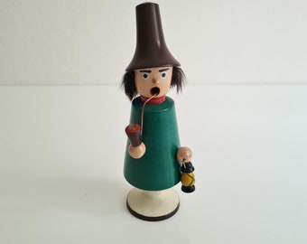 Vintage retro Erzgebirge Incense smoker German Christmas hand painted decoration #8