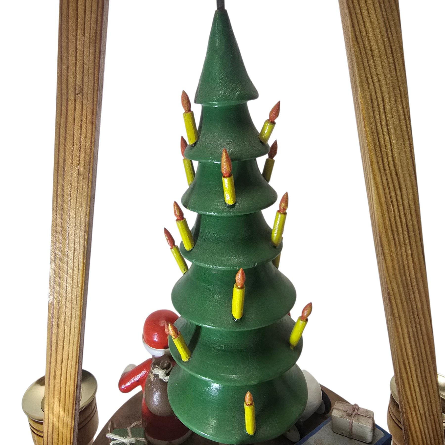【希少】東ドイツ製 エルツ山地 伝統工芸 クリスマス・ピラミッド ヴィンテージ ヴィンテージ レトロ エルツ山地 クリスマスピラミッド 吊り下げ式木製