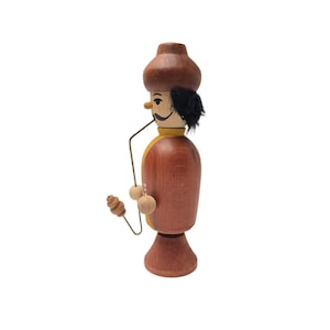 Vintage retro Erzgebirge Incense smoker German hand painted decoration