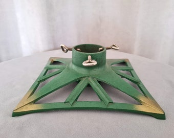 Vintage Cast Iron Christmas Tree Stand 80s #114