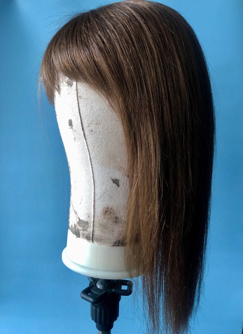 Remy Human Hair Topper Without Clips Etsy