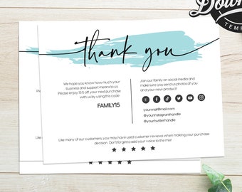 Customer Appreciation Card - Etsy