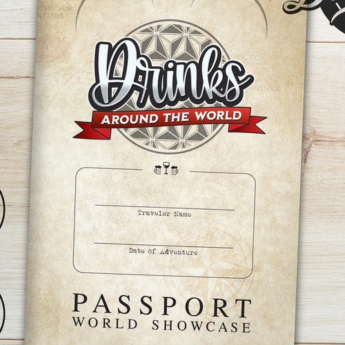 Digital EPCOT World Showcase Printable Passport With - Etsy