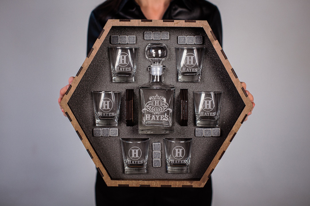 Whiskey Decanter Set, Whiskey Decanter, Personalized Whiskey, Whiskey ...
