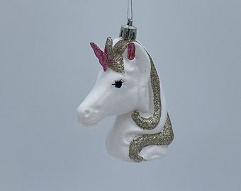 Einhorn Christbaumkugel Etsy
