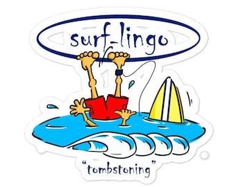 Surf stickers by Surf-Lingo (Tombstoning)