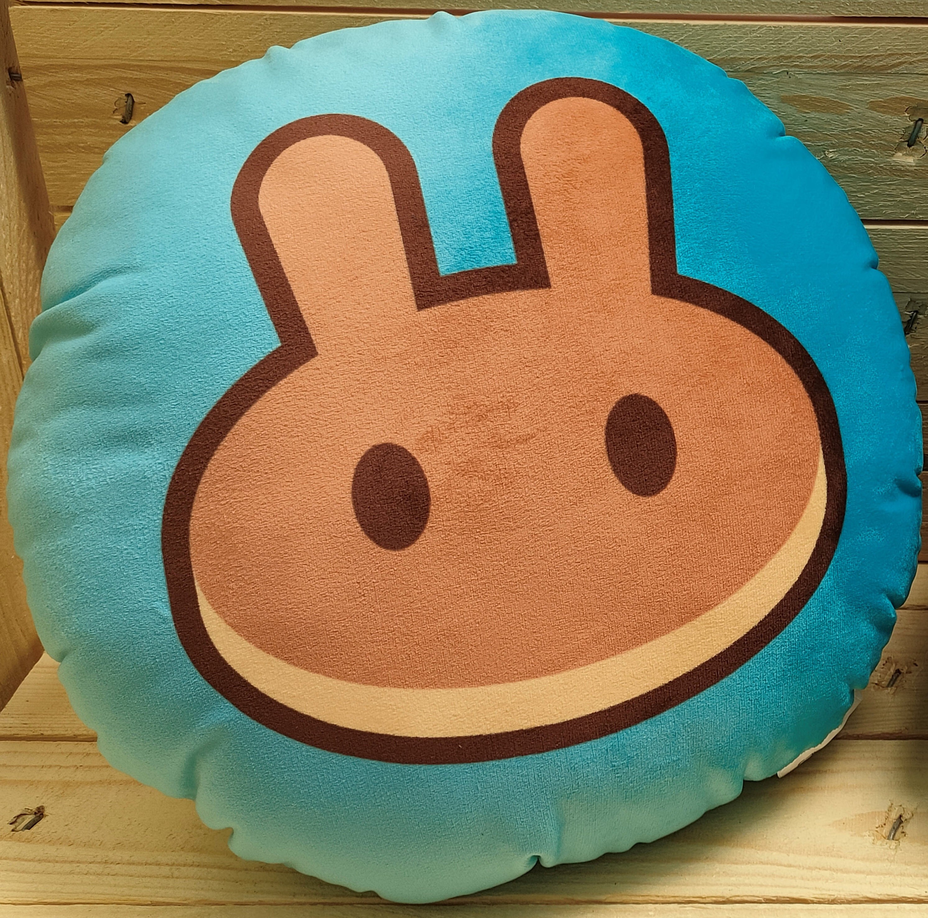 Coussin Rond_Pancakeswap Cake_Décoration 30cm