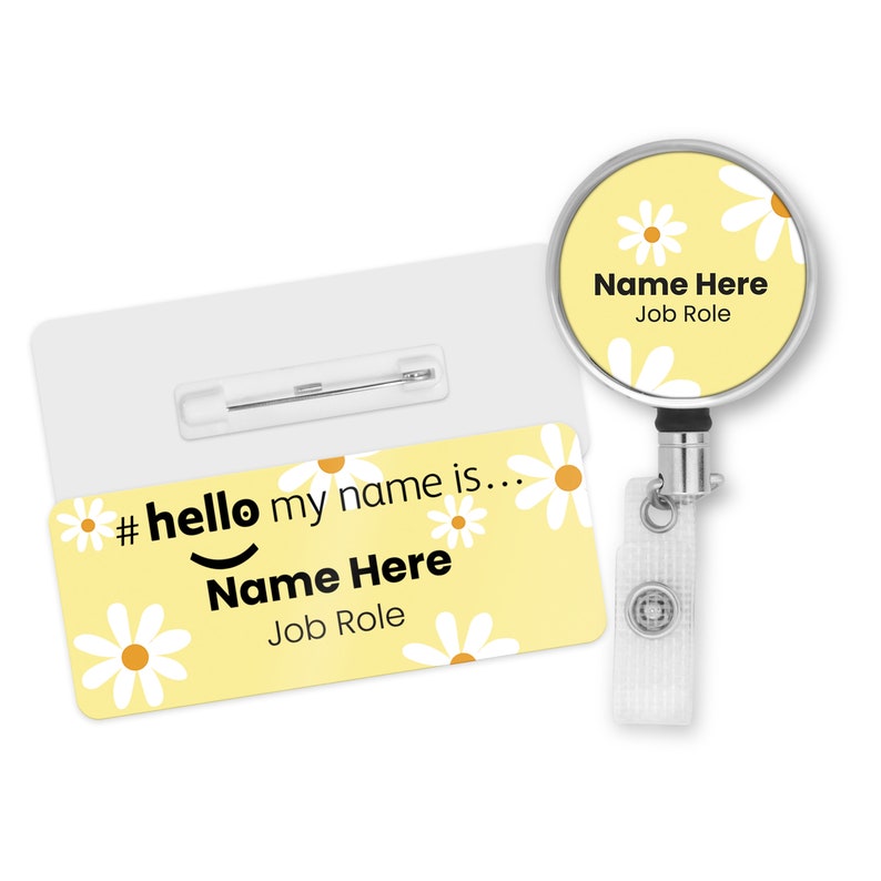 Hello My Name is Daisy Name Badge Student Nurse Doctor Midwife Hospital NHS Practitioner Nursery school Hello My Name is Daisy Badge image 6